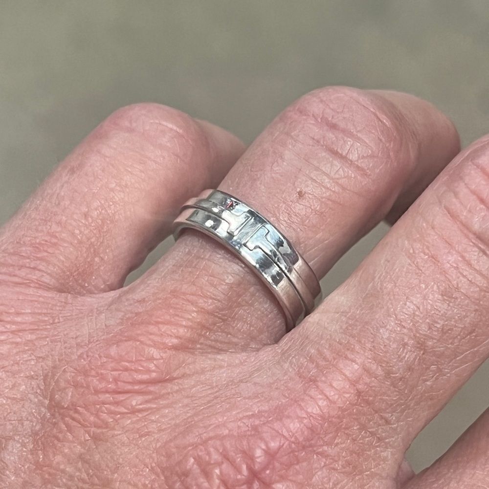 Tiffany & Co. Sterling Silver Band 7.5